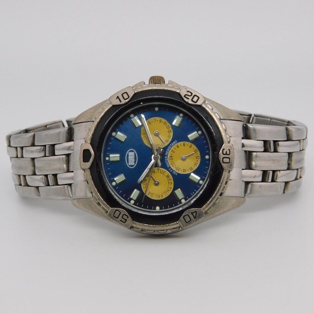 BURN Quartz Analog Men's Watch New Battery